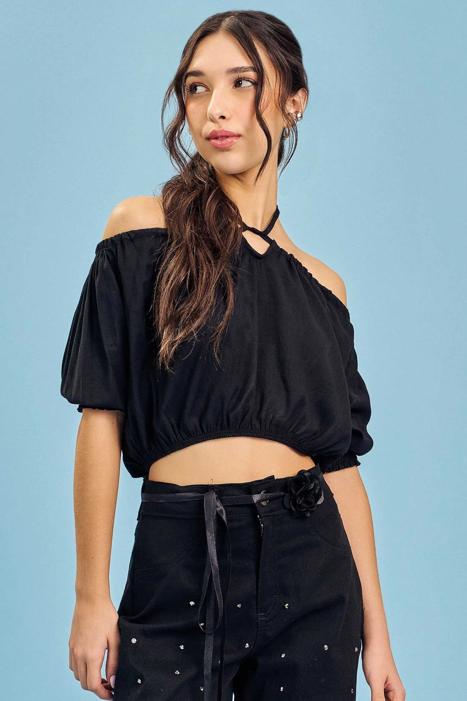 Blusa Cropped em Kalix 74541 Lilimoon