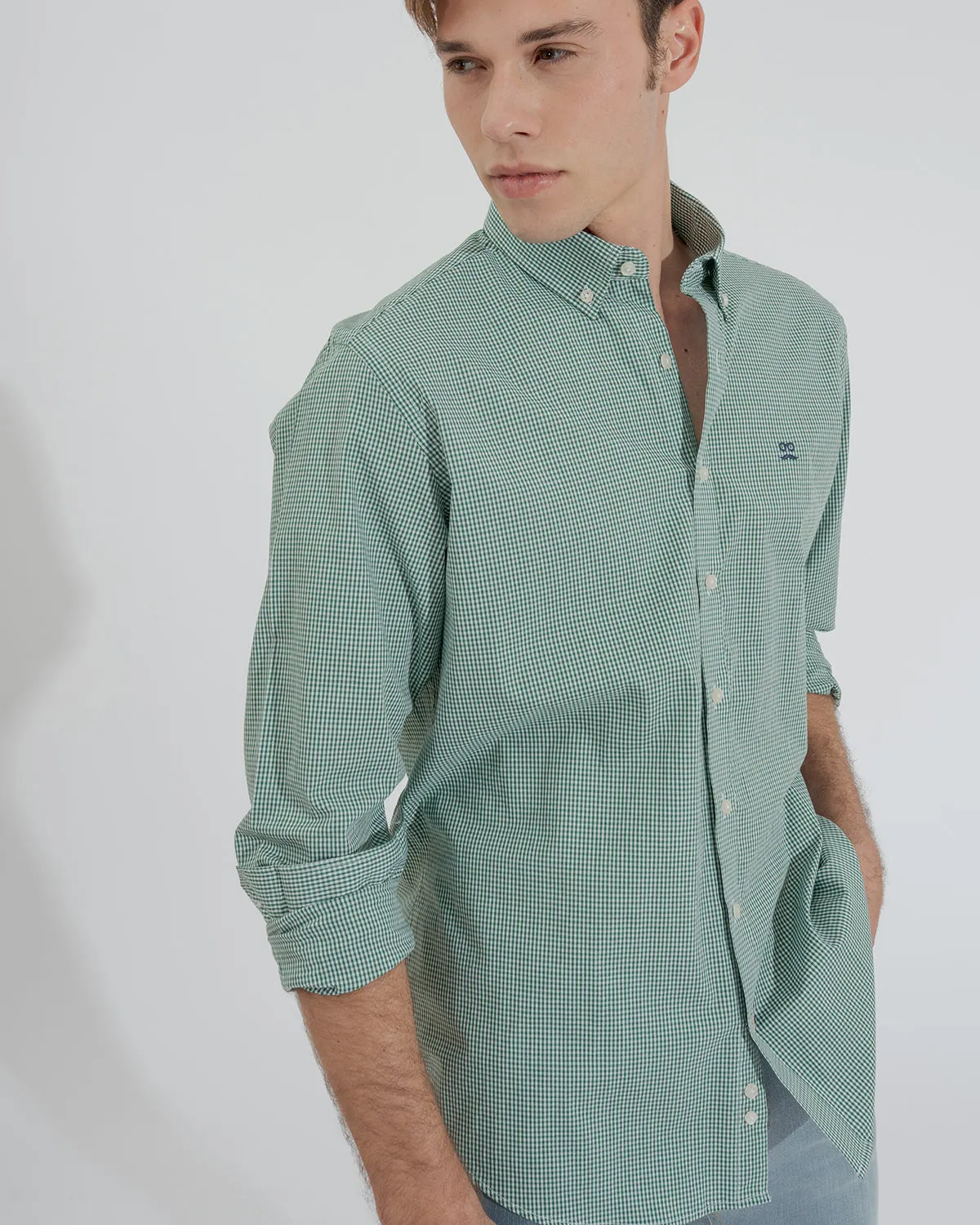 Camisa Vichy Verde