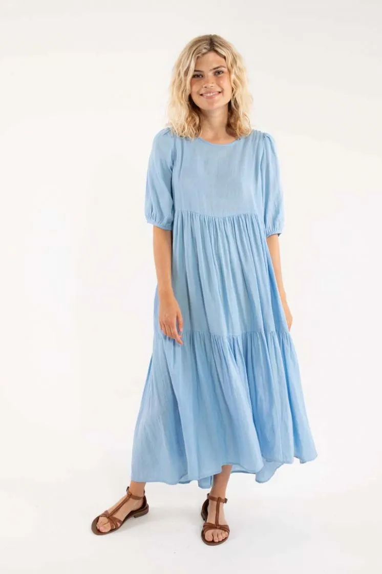 Danefae Danejuli cloth dress pastel blue