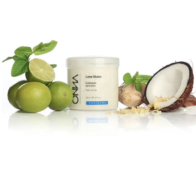 Lime Shake. Exfoliante para pies, 500ml - PROFESIONAL