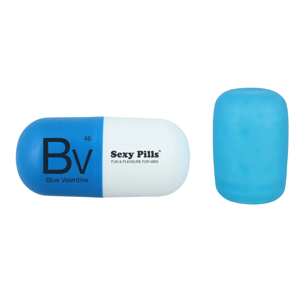 Love To Love Sexy Pills Mini Masturbator Blue Valentine