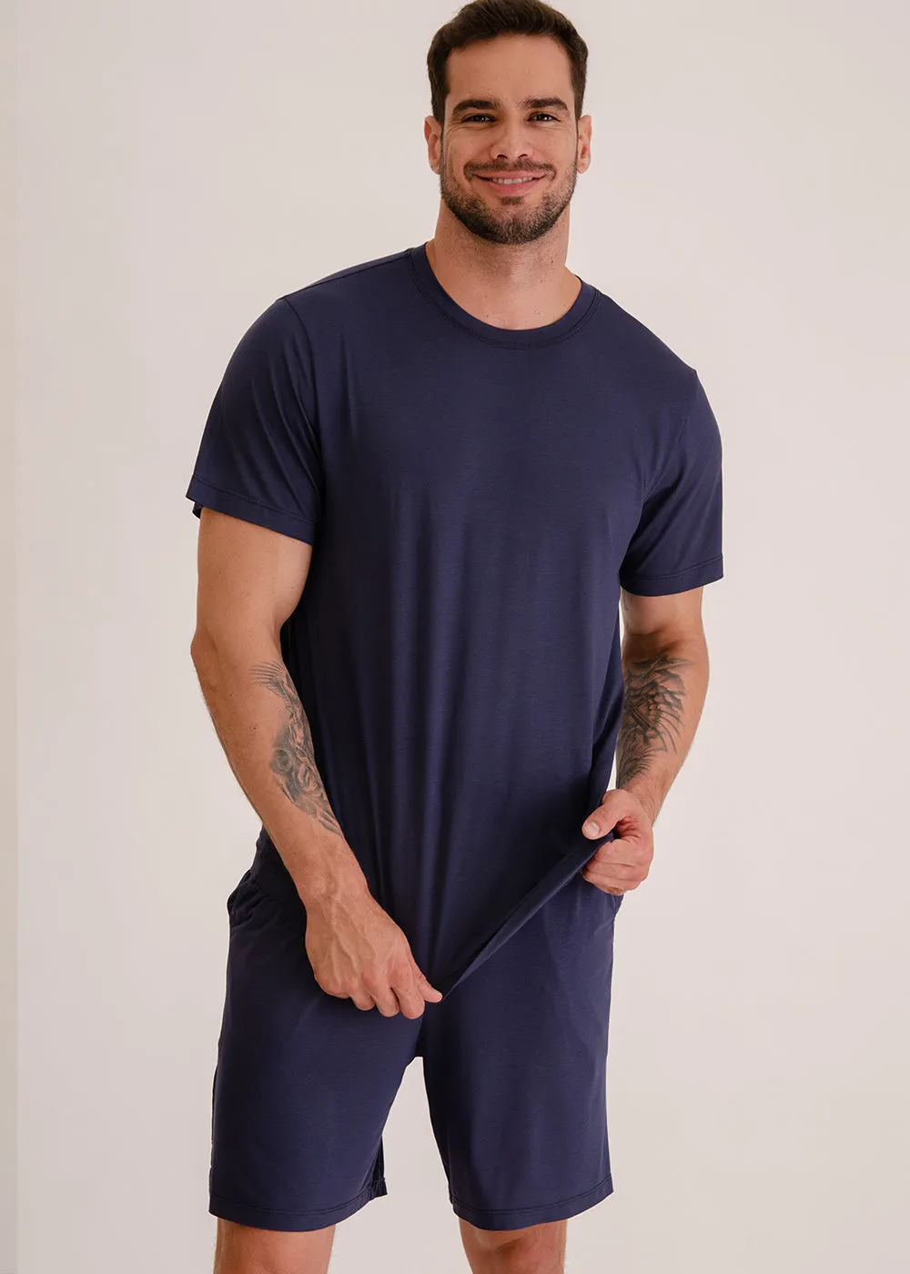 Pijama Masculino Modal® Marinho