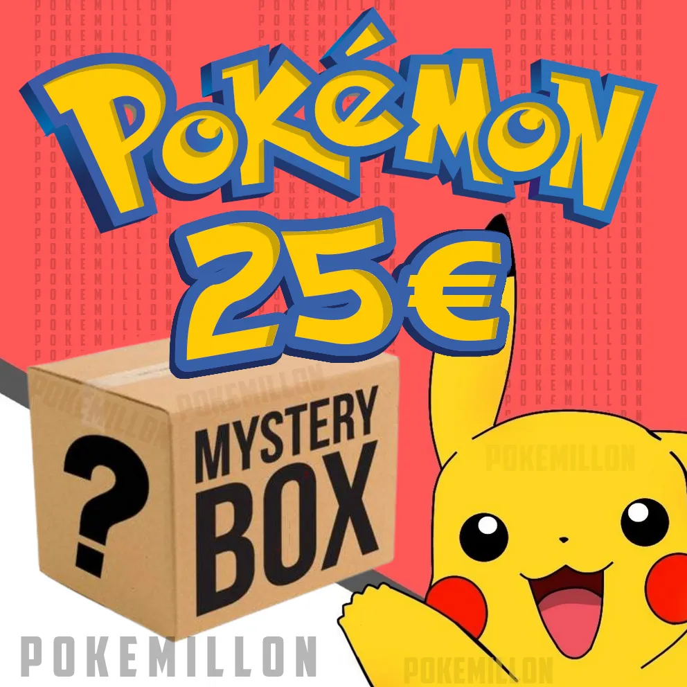 Pokémon Mystery Box 25€ Caja Misteriosa de Cartas Pokémon