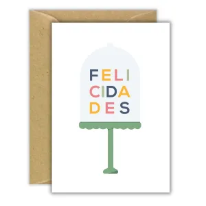 Postal "Felicidades" Cake