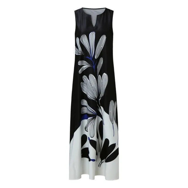 "Harper" Sleeveless v- Neck Dress