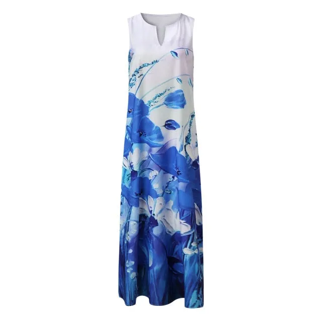 "Harper" Sleeveless v- Neck Dress