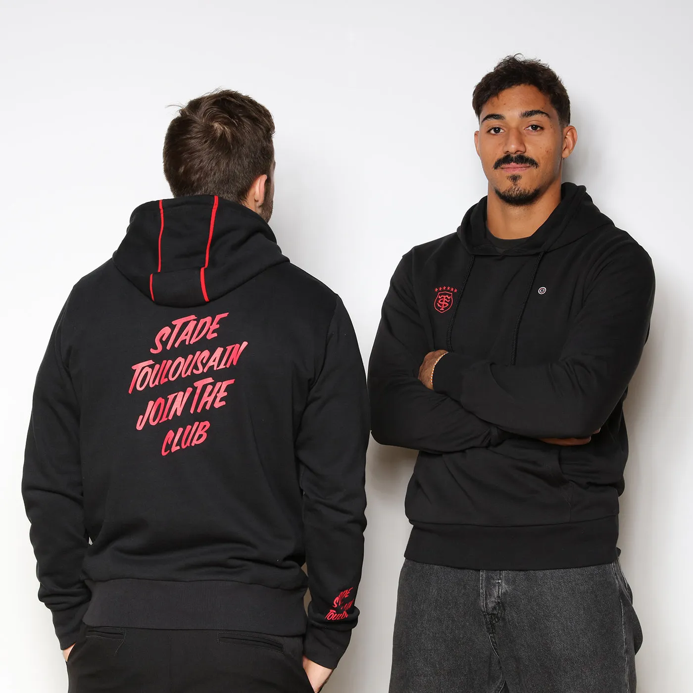 Sweat à capuche Stade Toulousain noir